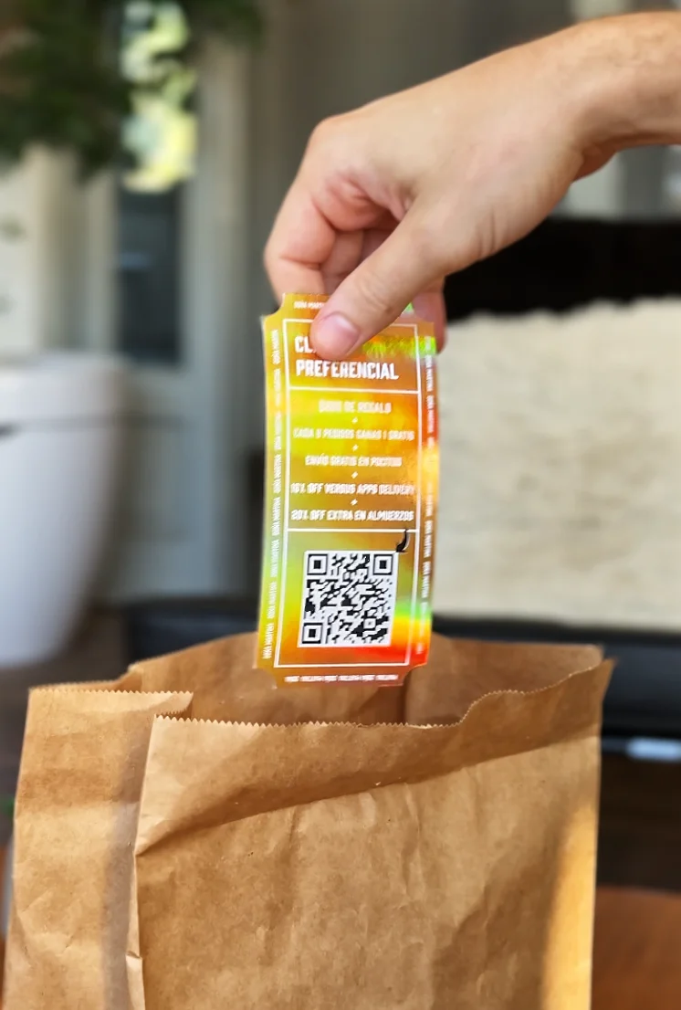 Folletos inteligentes para conversión de clientes de delivery